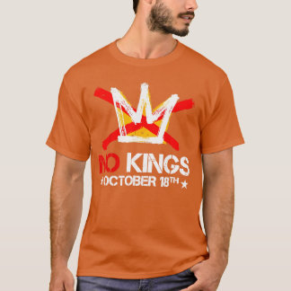 No Kings T-shirt Heren Dames No Kings 18 oktober