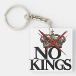 NO KINGS T-shirt Sleutelhanger