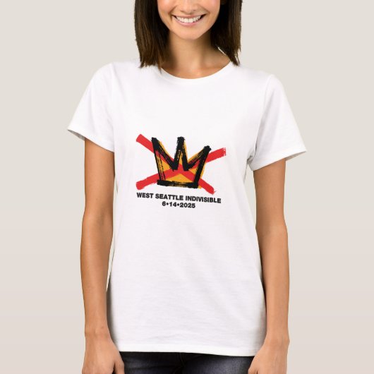 NO KINGS T-shirts voor vrouwen en Mannen (Voorkant)