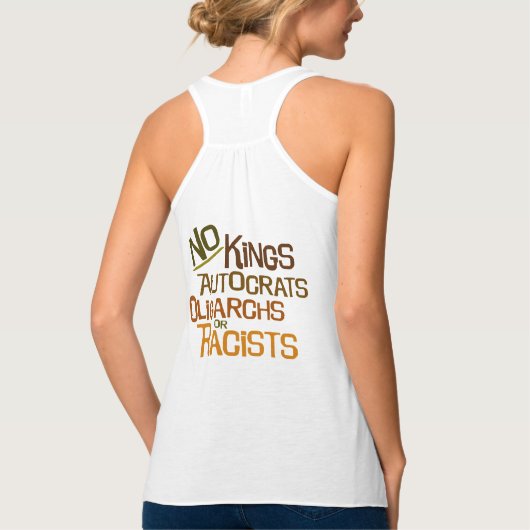 No Kings - Tanktop voor vrouwen (Achterkant)