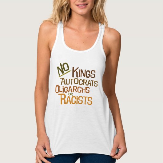 No Kings - Tanktop voor vrouwen (Voorkant)