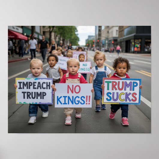 No Kings Toddler Poster (Voorkant)