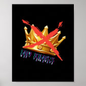 No Kings Trendy Design Poster (Voorkant)
