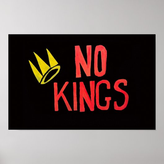 No Kings Trots om een Amerikaans teken te zijn Poster (Voorkant)