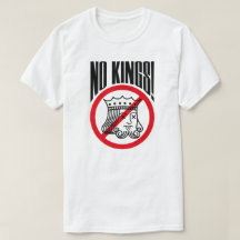 NO KINGS - Trump-protest - T-shirt