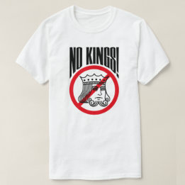 NO KINGS - Trump-protest - T-shirt