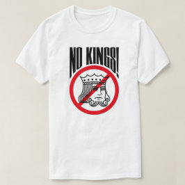 NO KINGS - Trump-protest - T-shirt