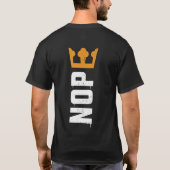 No Kings Two Sided Front Back NOPE T-shirt (Achterkant)