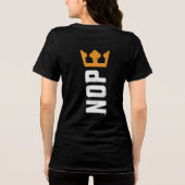 No Kings Two Sided Front Back NOPE Tri-Blend Shirt (Achterkant)