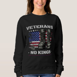 No Kings Veterans American Flag Combat Boots USA Trui