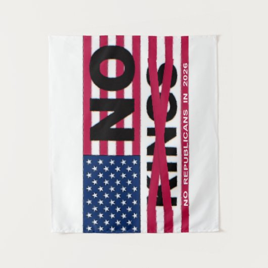 NO KINGS WANDKLEED (Voorkant)