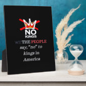 No Kings We the People Freedom Classic Style Fotoplaat (Zijkant)
