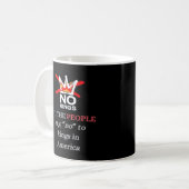 No Kings We the People Freedom Classic Style Koffiemok (Voorkant links)