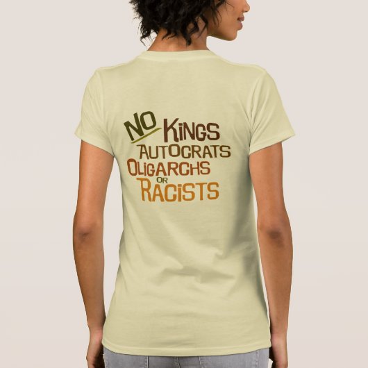 No Kings - Women's Crew-Neck T-shirt (Achterkant)