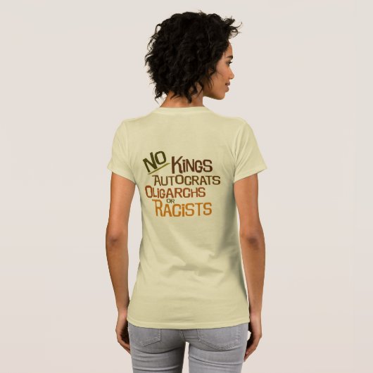 No Kings - Women's Crew-Neck T-shirt (Achterkant volledig)
