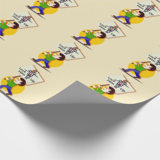 No Kings Wrapping Paper Cadeaupapier (Hoek)