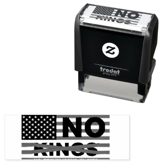NO KINGS ZELFINKTENDE STEMPEL (In situ)