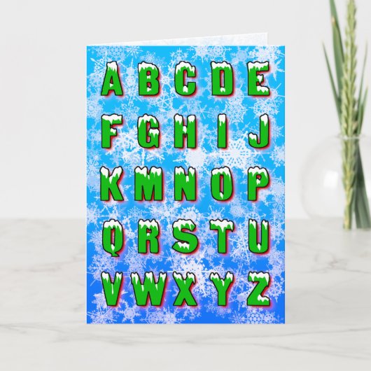 NO-L FEESTDAGEN KAART (Voorkant)