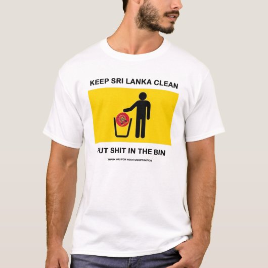 NO L.T.T.E. in SRI LANKA - Gepersonaliseerd T-shirt (Voorkant)