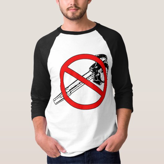 NO Leaf Blowers T-Shirt (Voorkant)
