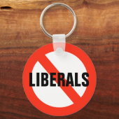 NO LIBERALS SLEUTELHANGER (Voorkant)