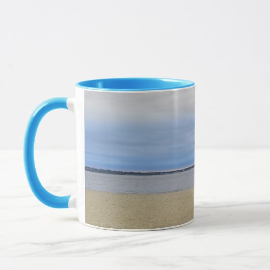 No Lifeguard on Duty Two-Tone Mug Mok (Links)