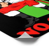 No Lifts No Arnold Schwarzenegger Christma  Poster (Hoek)