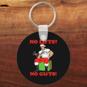 No Lifts No Arnold Schwarzenegger Christma Sleutelhanger (Voorkant)