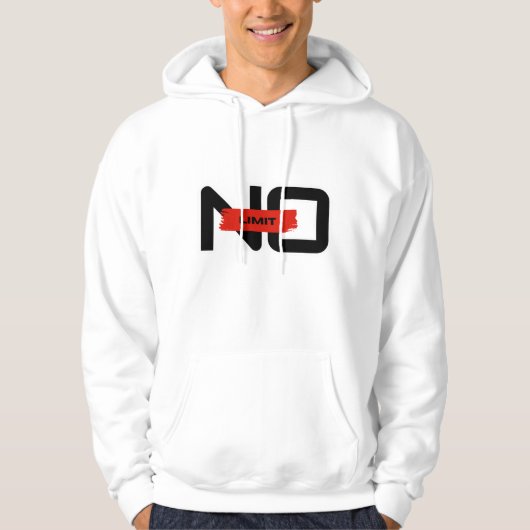 No limit And Unlimited Hoodie (Voorkant)