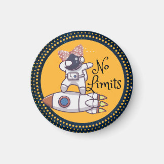 No Limits Baby Meisje Douche Uitnodiging Magneet