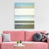 'No Limits' Blauwe Abstracte kunst Canvas Afdruk (Insitu (Woonkamer))