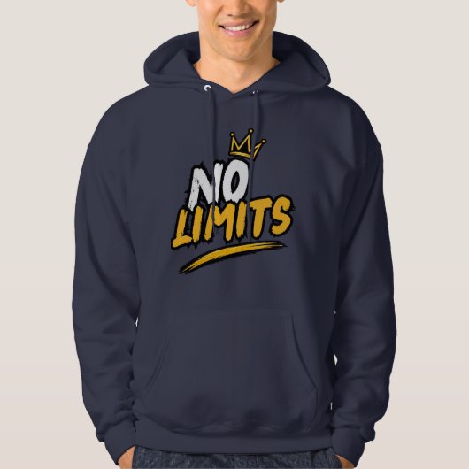 No Limits Crown Graphic Hoodie (Voorkant)