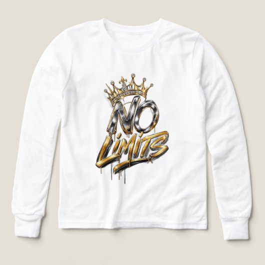 No Limits Gouden Kroon Luxe Design (Voorkant)