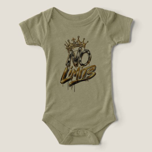 No Limits Gouden Kroon Luxe Design (Design voorkant)