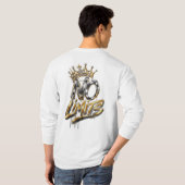 No Limits Gouden Kroon Luxe Design T-shirt (Achterkant volledig)