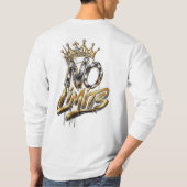 No Limits Gouden Kroon Luxe Design T-shirt (Achterkant)