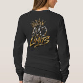 No Limits Gouden Kroon Luxe Design T-shirt (Achterkant)