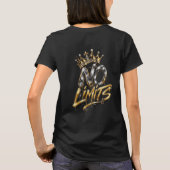 No Limits Gouden Kroon Luxe Design T-shirt (Achterkant)