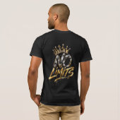 No Limits Gouden Kroon Luxe Design T-shirt (Achterkant volledig)