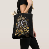 No Limits Gouden Kroon Luxe Design Tote Bag (Dichtbij)