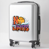 No Limits Graffiti Art – Motivatie Sticker (Koffer)