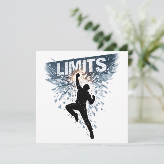 No Limits Motivation Design  Kaart (Staand voorkant)