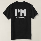 No Limits No Excuses Unisex T-Shirt – Typography (Design achterkant)