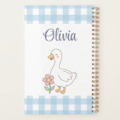 No Longer Explaining Myself Goose Gingham Planner (Achterkant)