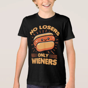 No Losers Only Wieners Grappige woordspeling voor  Tri-Blend Shirt