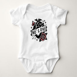 No Love Flash Tattoo Romper