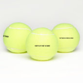 No Love in Tennis Funny Quote Tennisballen (Multi)