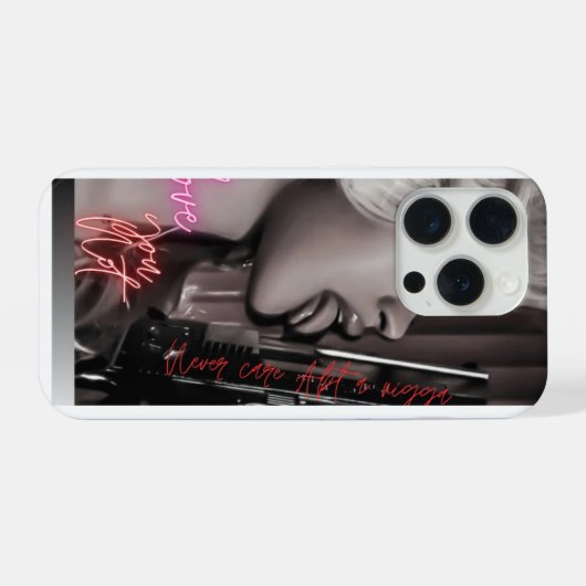 No love iPhone hoesje (Achterkant horizontaal)