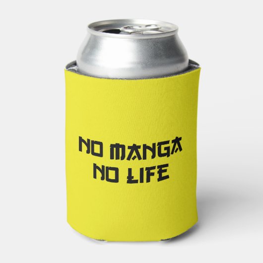 NO MANGA NO LIFE BLIKJESKOELER (Blikje Voorkant)