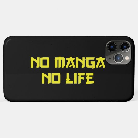NO MANGA NO LIFE Case-Mate iPhone CASE (Achterkant (horizontaal))